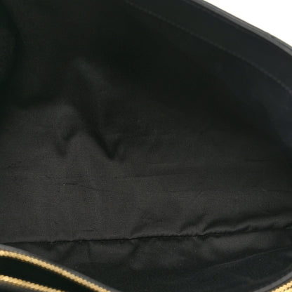 Saint Laurent Calfskin Y Quilted Monogram Large Loulou Chain Satchel Black 5 of 9