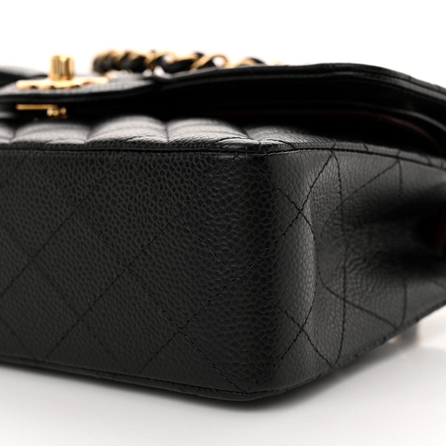 Chanel Caviar Quilted Small Double Flap Black 10 of 11