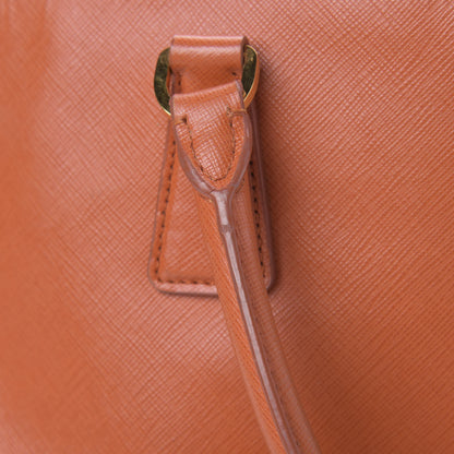 Prada Saffiano Lux Extra Large Tote Papaya 16 of 17