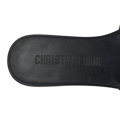 Christian Dior Nylon Oblique Dio(r)evolution Slide Sandals 36 Deep Blue 7 of 14