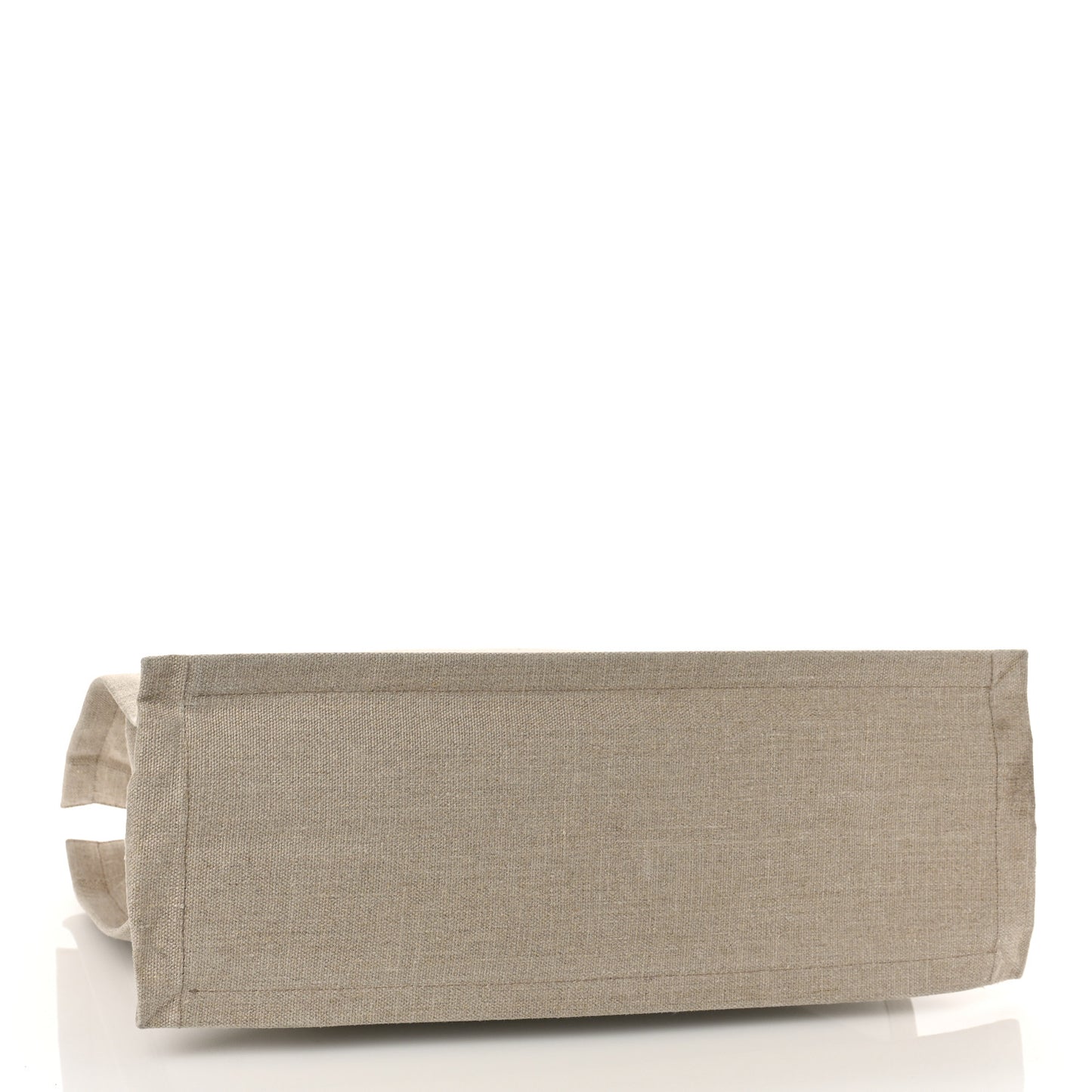 Linen Calfskin Rive Gauche Tote Optic White