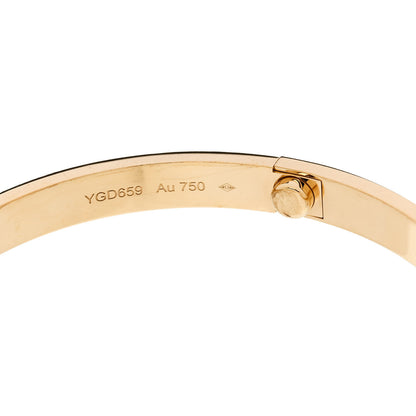 Cartier 18K Yellow Gold Brushed Finish LOVE Bracelet 22 8 of 9