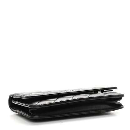 Chanel Lambskin Quilted Wallet On Chain WOC Black 4 of 11
