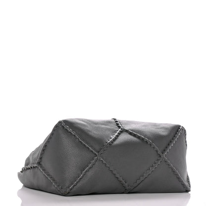 Bottega Veneta Washed Cervo Deerskin Shoulder Bag New Light Grey 4 of 6