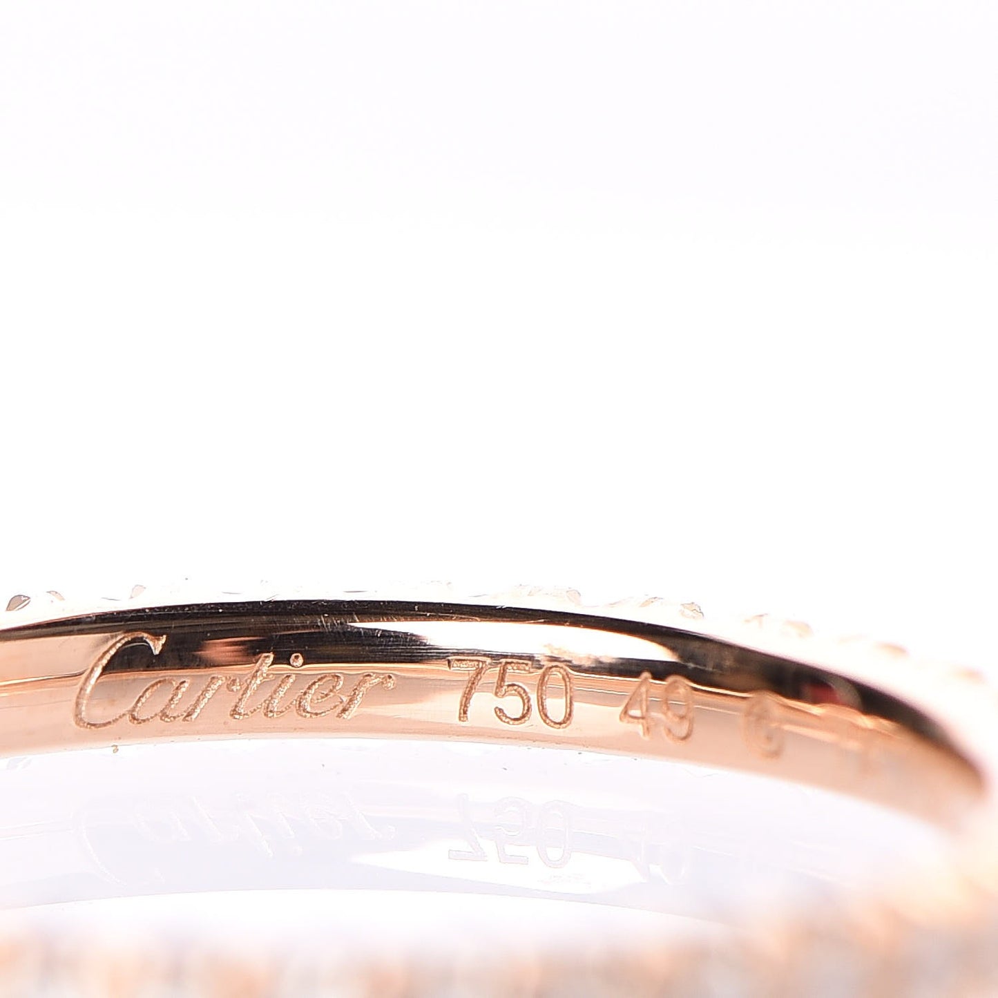 18K Yellow Gold Diamond 2mm Étincelle de Wedding Band Ring 49 4.75
