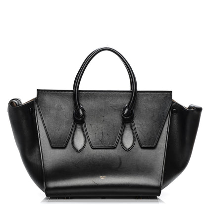 Celine Smooth Calfskin Small Tie Knot Tote Black 1 of 9