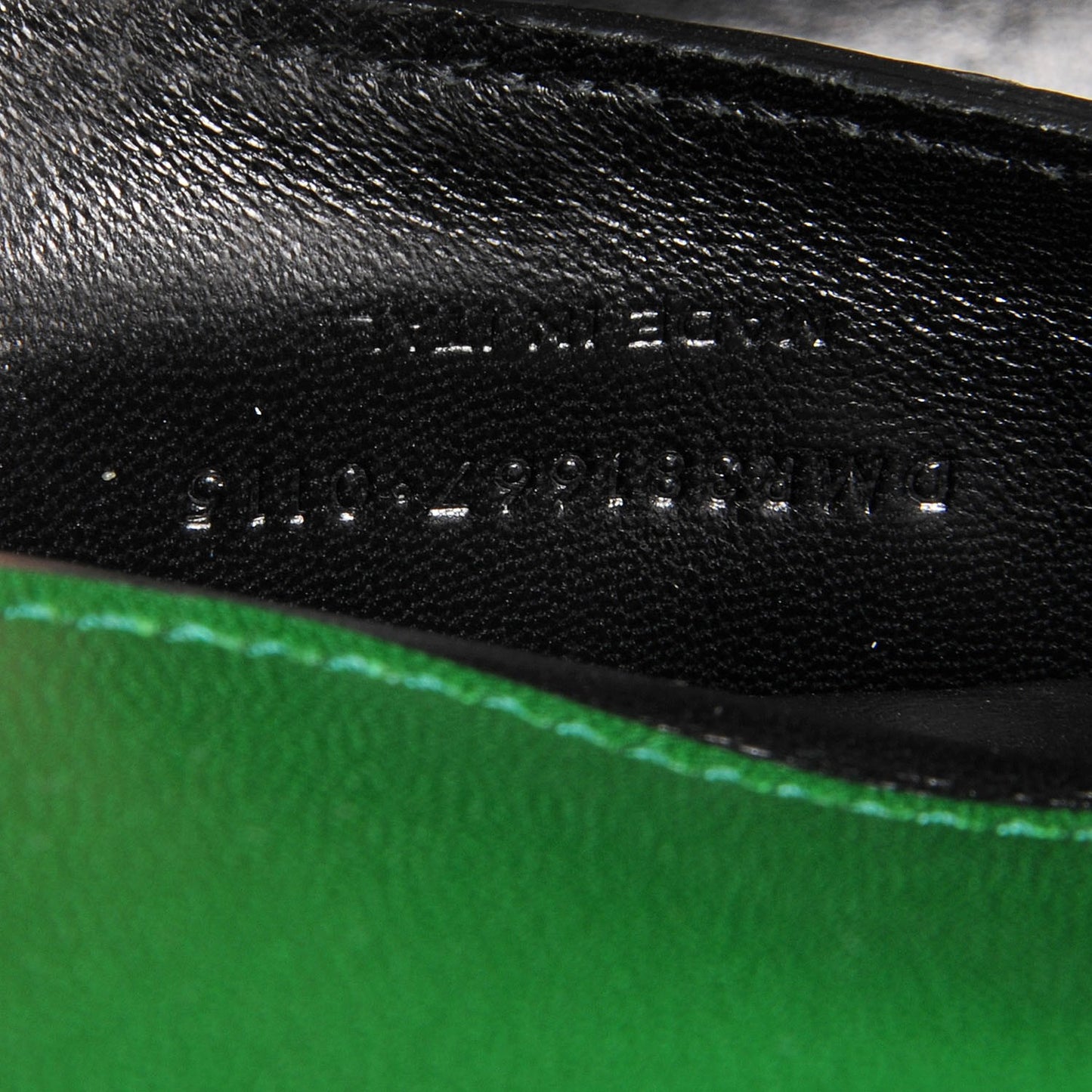 Lambskin Matelasse Chevron Medium Monogram Satchel Green