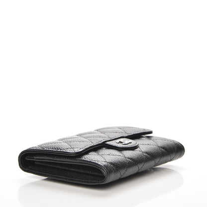 Chanel Caviar Quilted Small Flap Wallet Black 4 of 8