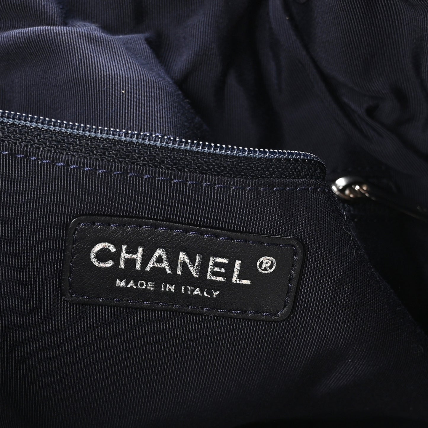 Denim Quilted Large Stretch Spirit Cabas Blue