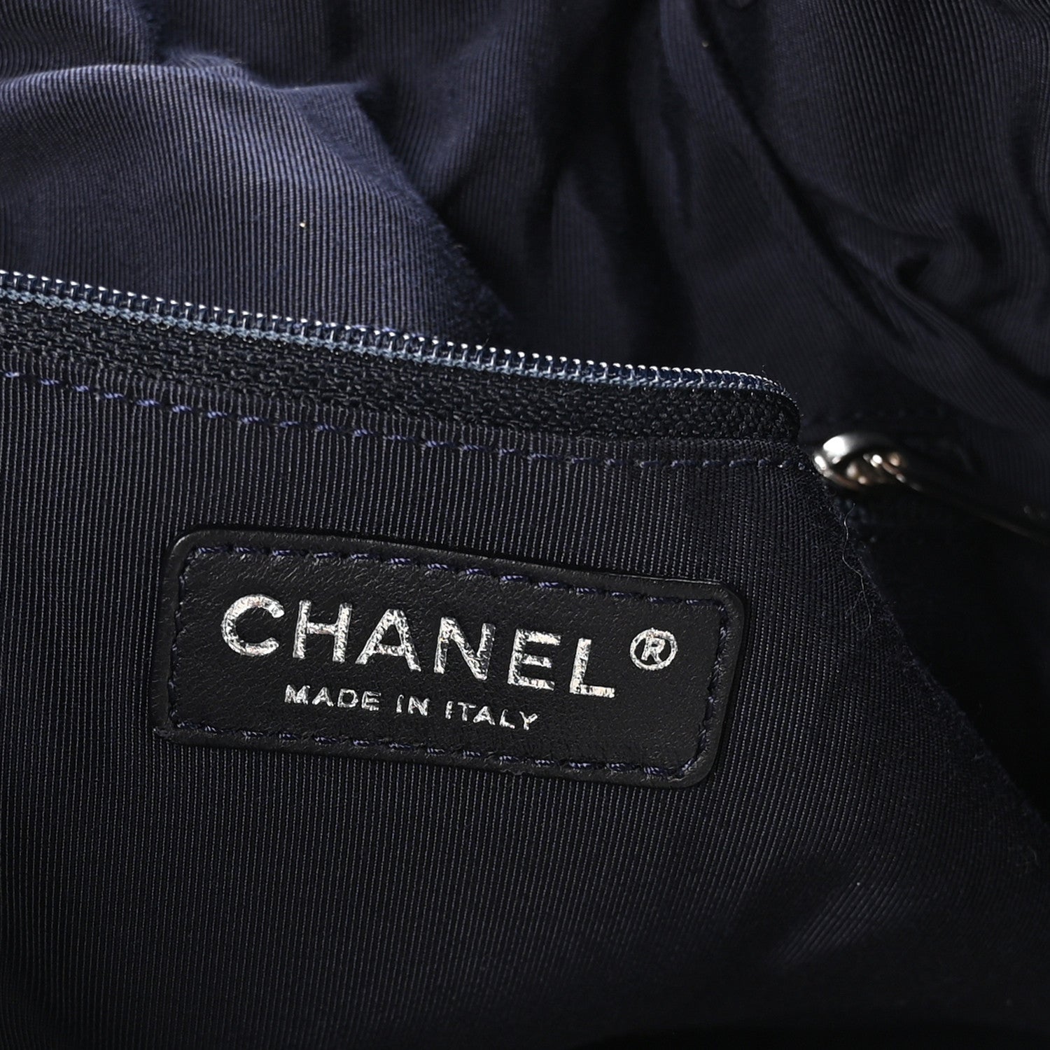 Chanel Denim Quilted Large Stretch Spirit Cabas Blue 6 of 10