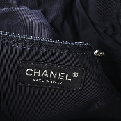 Chanel Denim Quilted Large Stretch Spirit Cabas Blue 6 of 10