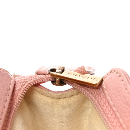 Chanel Caviar Timeless CC Cosmetic Pouch Light Pink 11 of 19