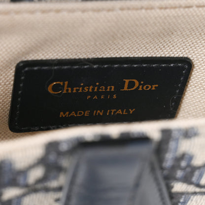 Christian Dior Oblique Mini Saddle Bag Blue 6 of 12