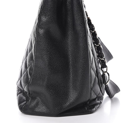 Chanel Caviar Quilted Grand Shopping Tote GST Black 23 of 24