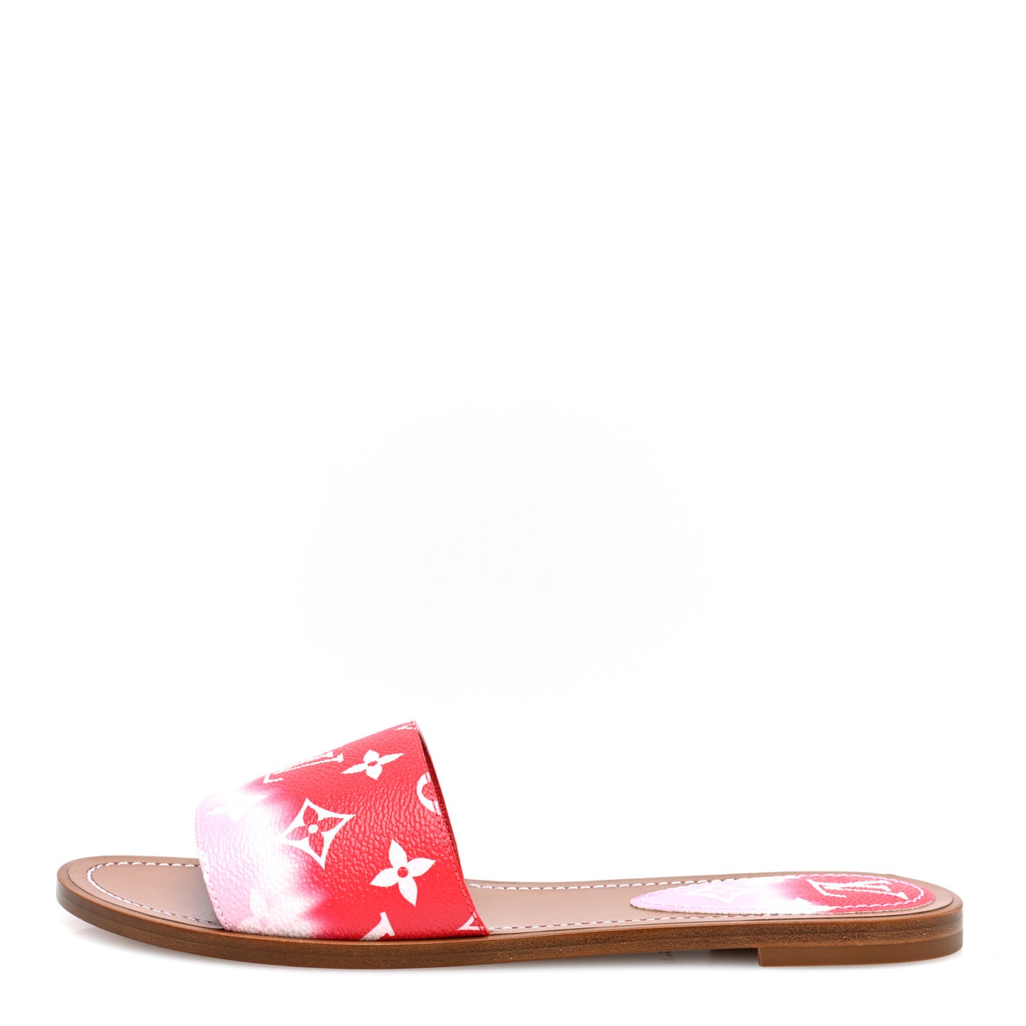 Monogram Escale Lock It Flat Mule 40 Rouge