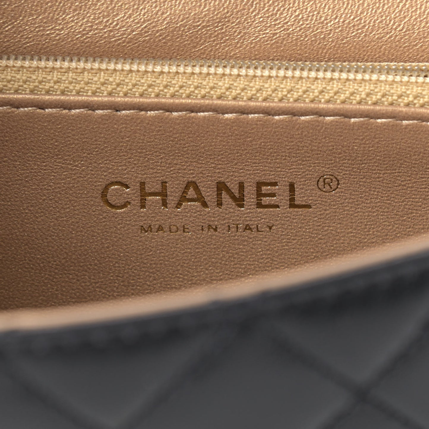 Lambskin Quilted Small Chic Pearls Flap Black