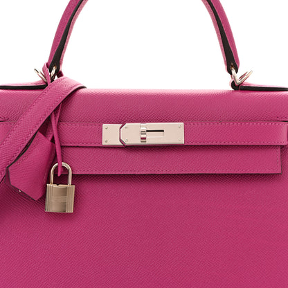 Hermes Epsom Kelly Sellier 28 Rose Pourpre 8 of 10