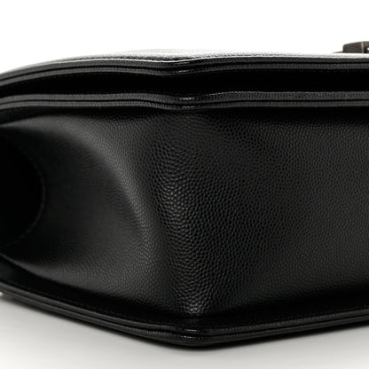 Chanel Caviar Quilted Medium Boy Flap Black 8 of 9