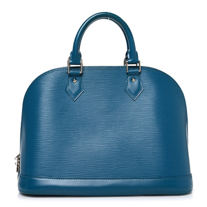 Louis Vuitton Epi Alma PM Cyan 1 of 10