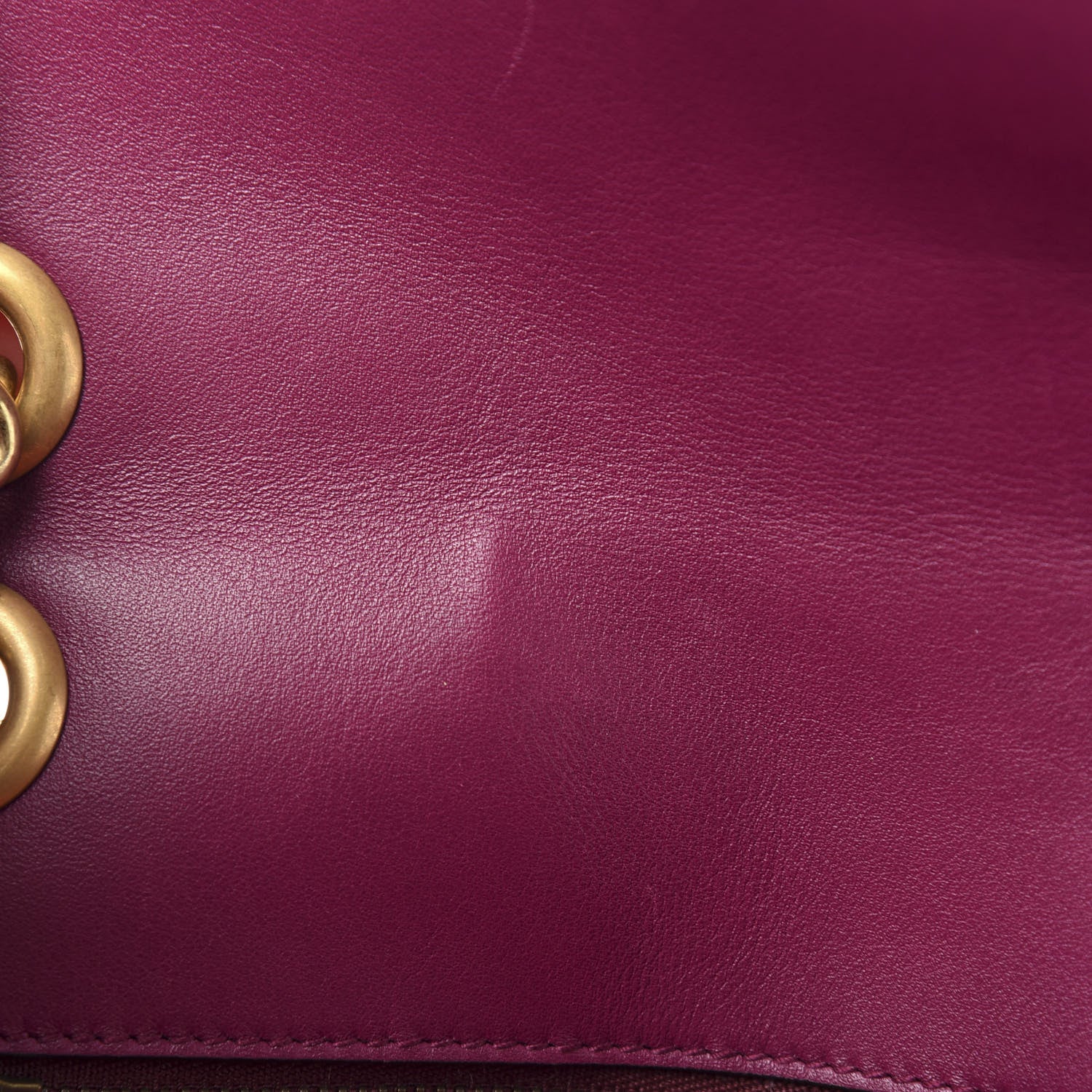 Gucci Velvet Matelasse Small GG Marmont Shoulder Bag Fuchsia Violet Cyclamen 9 of 13
