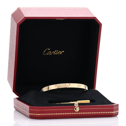 Cartier 18K Yellow Gold LOVE Bracelet 18 5 of 5