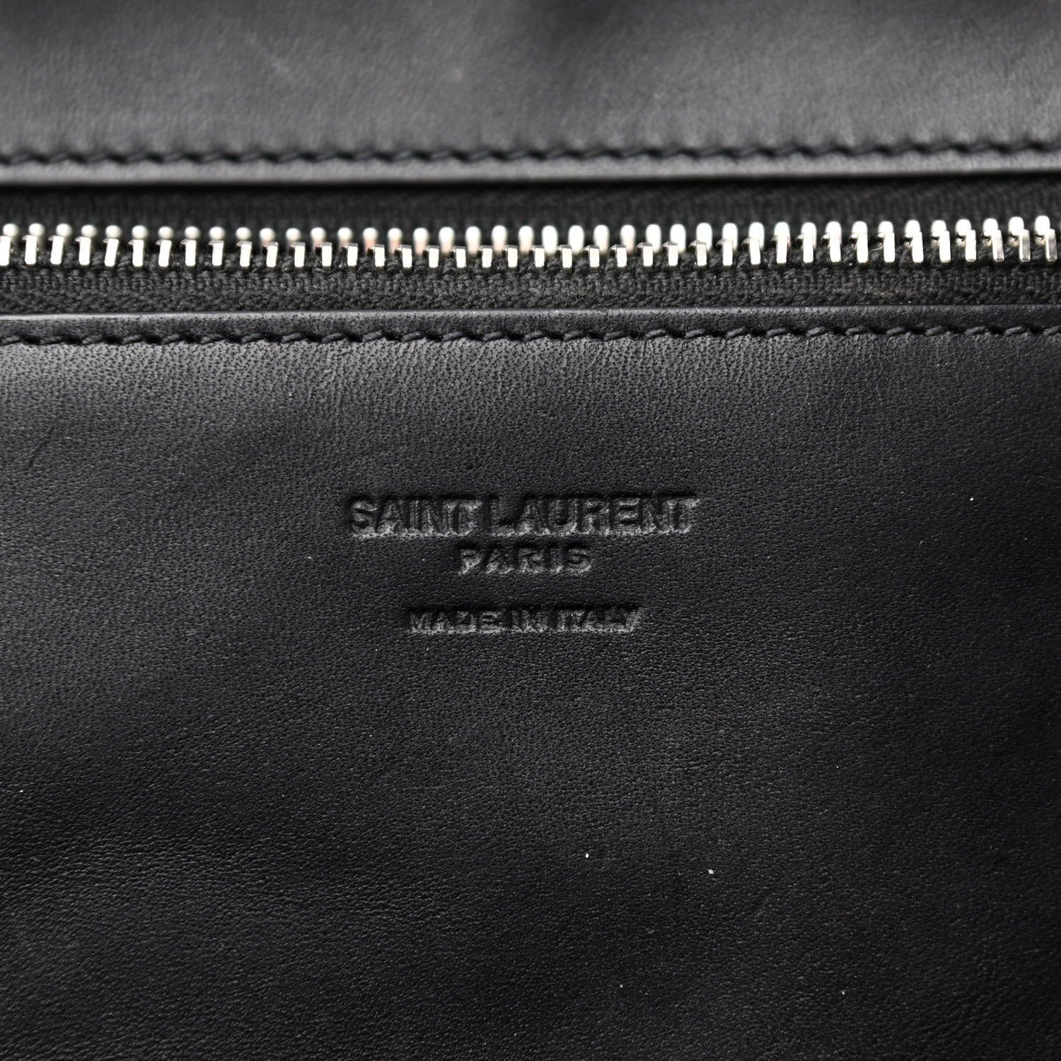 Saint Laurent Raffia Panier Bag Black 6 of 11