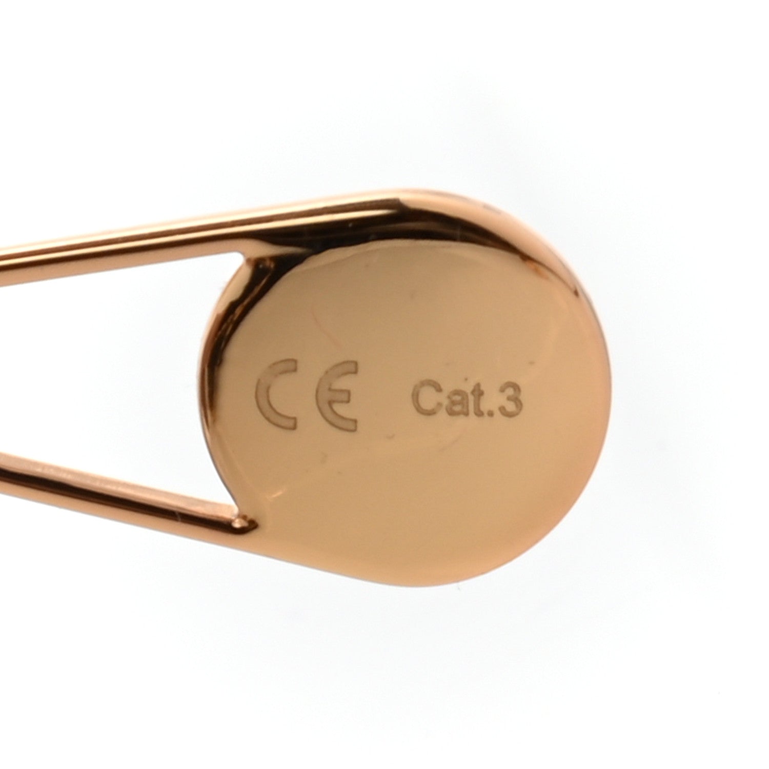 Gucci Metal Pearl Cat Eye Sunglasses GG0364S Gold 6 of 7