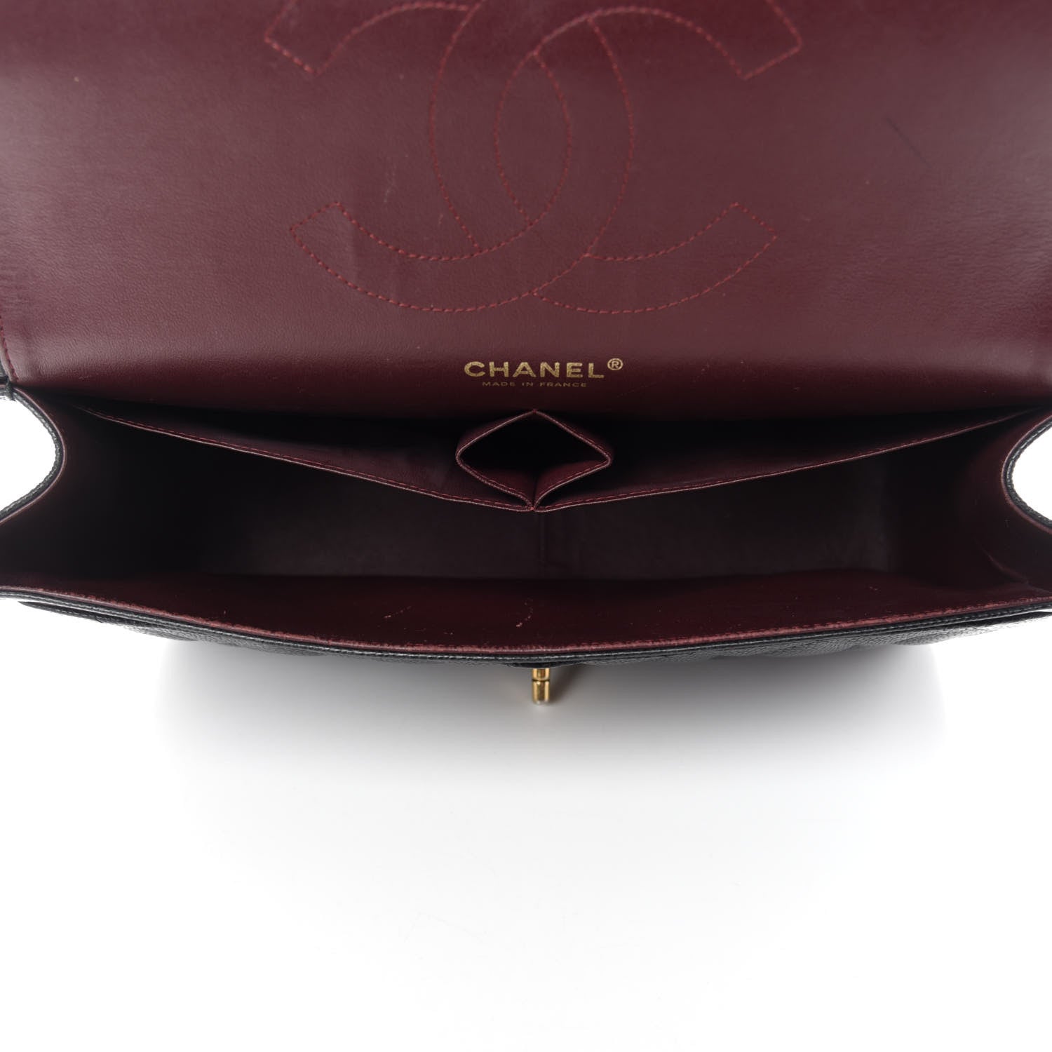 Chanel Caviar Quilted Jumbo Double Flap Black 5 of 21