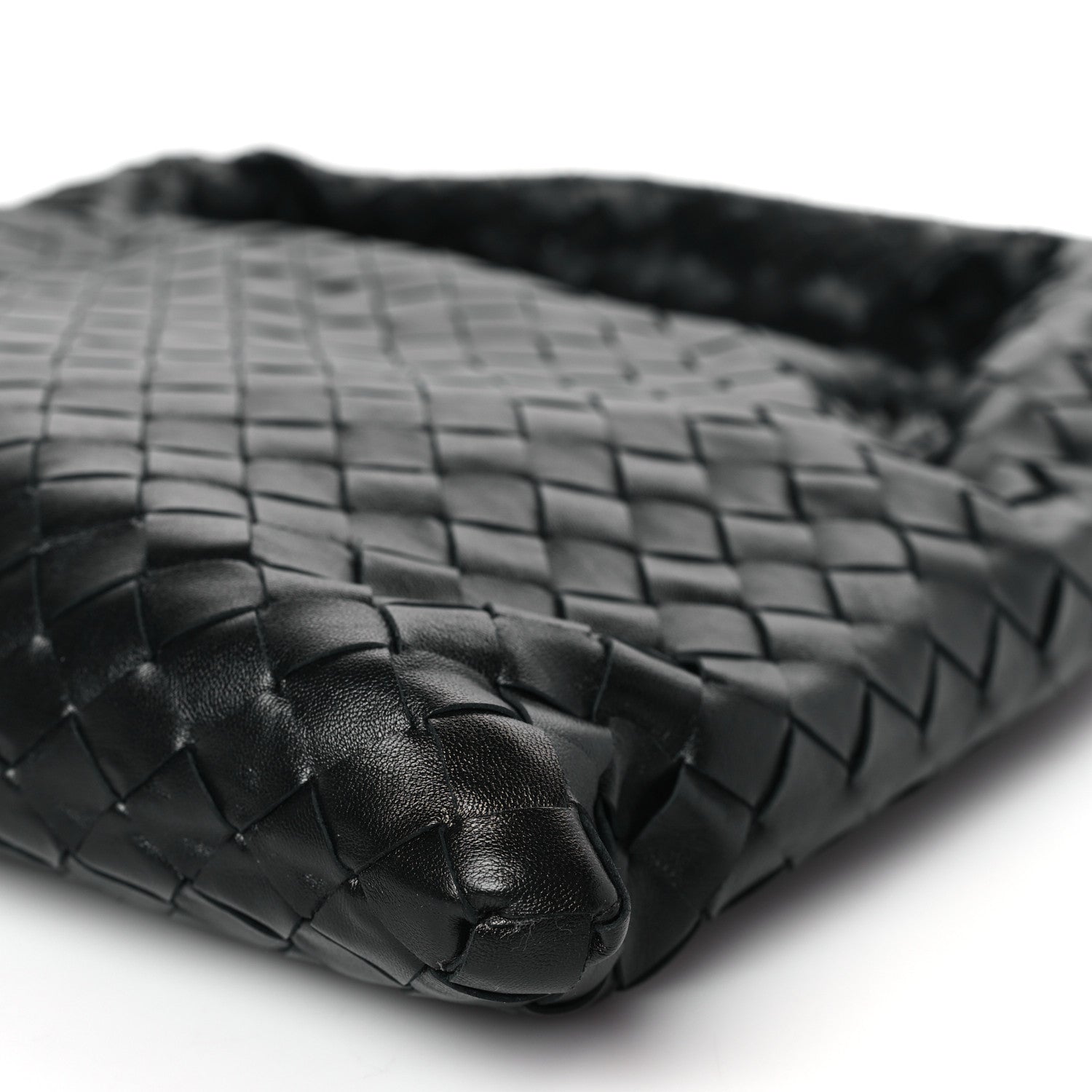 Bottega Veneta Calfskin Intrecciato Small Hop Black 9 of 9