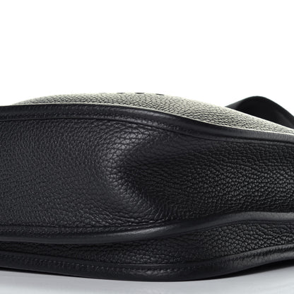 Hermes Taurillon Clemence Evelyne III PM Black 8 of 10