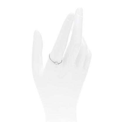 Tiffany Platinum Diamond Elsa Peretti Diamonds by the Yard Chain Ring 61 9.5 2 of 7