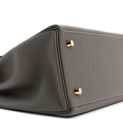 Hermes Togo Kelly Retourne 28 Etain 9 of 13