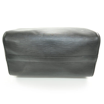 Louis Vuitton Epi Speedy 25 Black 4 of 9