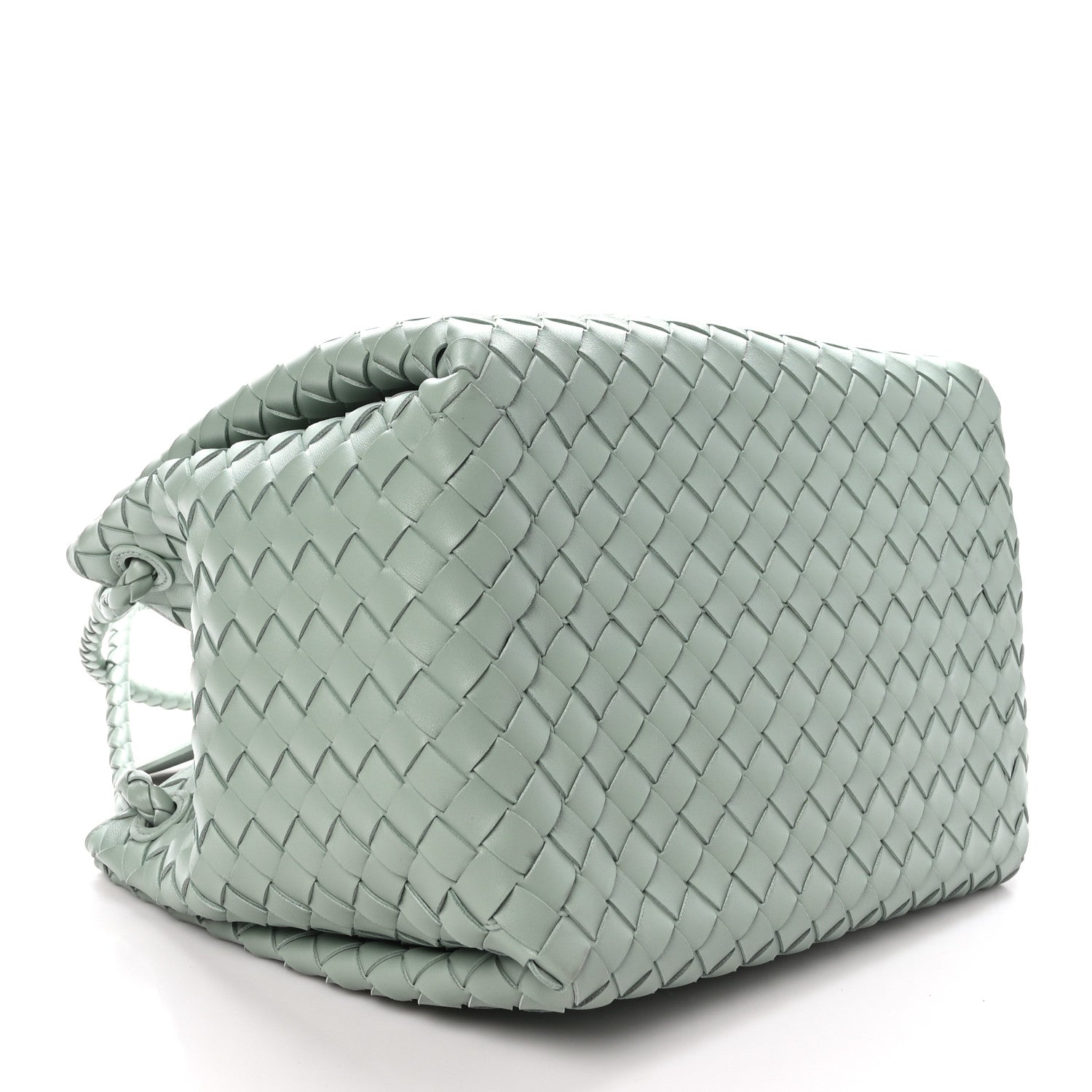 Bottega Veneta Nappa Intrecciato Large Andiamo Parachute Shoulder Bag New Sauge 5 of 12