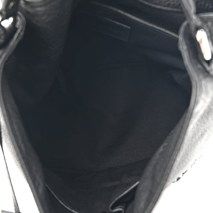 Burberry Calfskin Studded Medium Susanna Hobo Black 5 of 9
