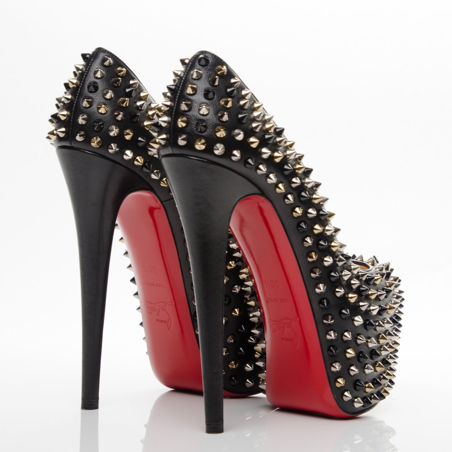 Nappa Daffodile Spikes 160 Pumps 39.5 Black