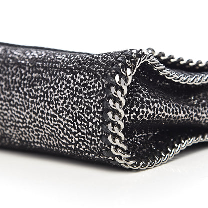 Stella McCartney Chamois Shiny Dotted Mini Falabella Crossbody Bag Ruthenium 8 of 9