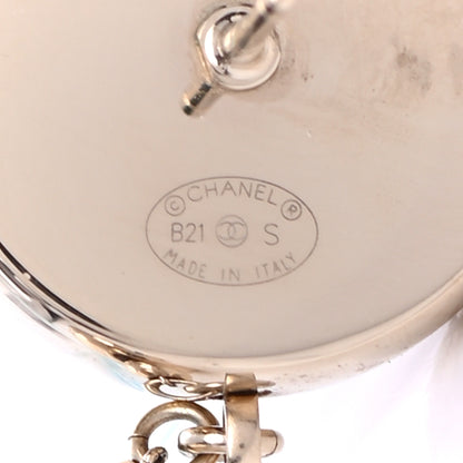 Chanel Metal CC Drop Earrings Gold 4 of 4