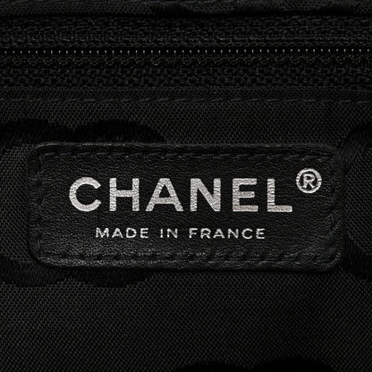 Chanel Calfskin Quilted Large Cambon Bowler Beige Black 6 of 16