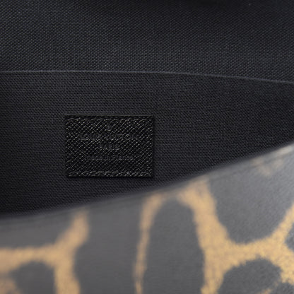 Louis Vuitton Monogram Animal Print Pochette Felicie Chain Wallet 6 of 13