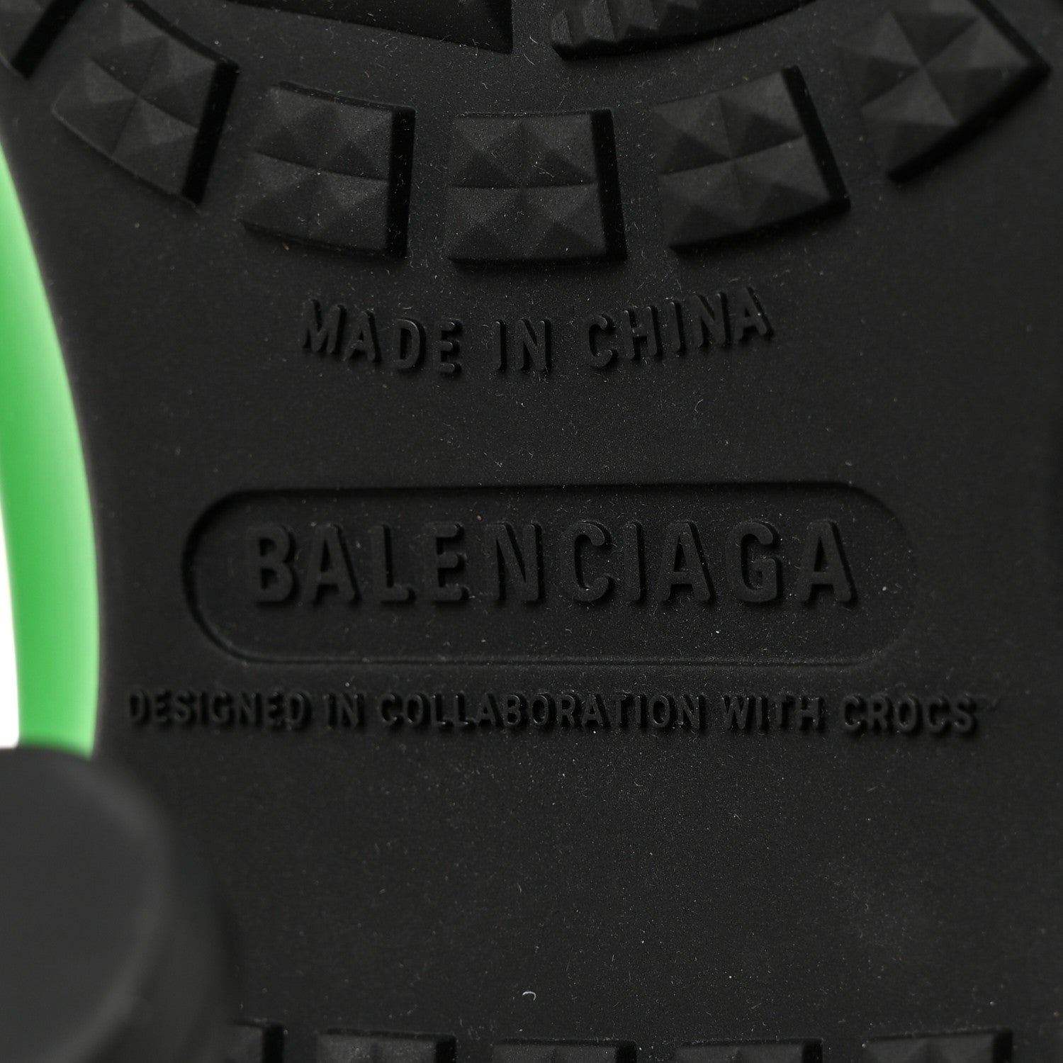 Balenciaga X CROCS Rubber Womens Madame 80 Sandals 36 Gras Green 9 of 9