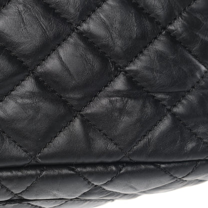 Chanel Aged Calfskin Quilted Medium Reissue Camera Case Black 11 of 11