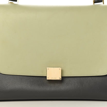 Celine Smooth Calfskin Medium Tri-Color Trapeze Pistachio 26 of 26