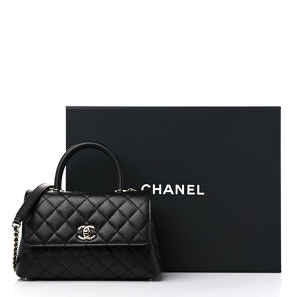 Chanel Caviar Quilted Mini Coco Handle Flap Black 10 of 10