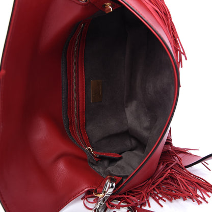 Fendi Nappa F is Fendi Fringe Baguette Fragola 5 of 11