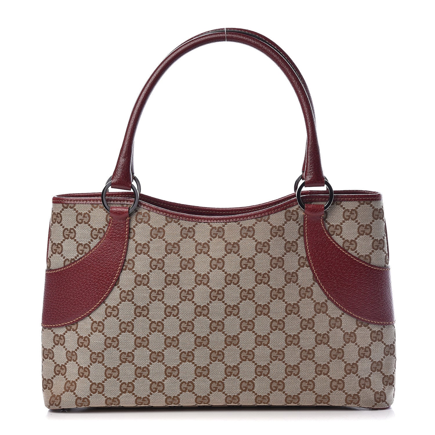Gucci Monogram Shoulder Bag Red 1 of 10
