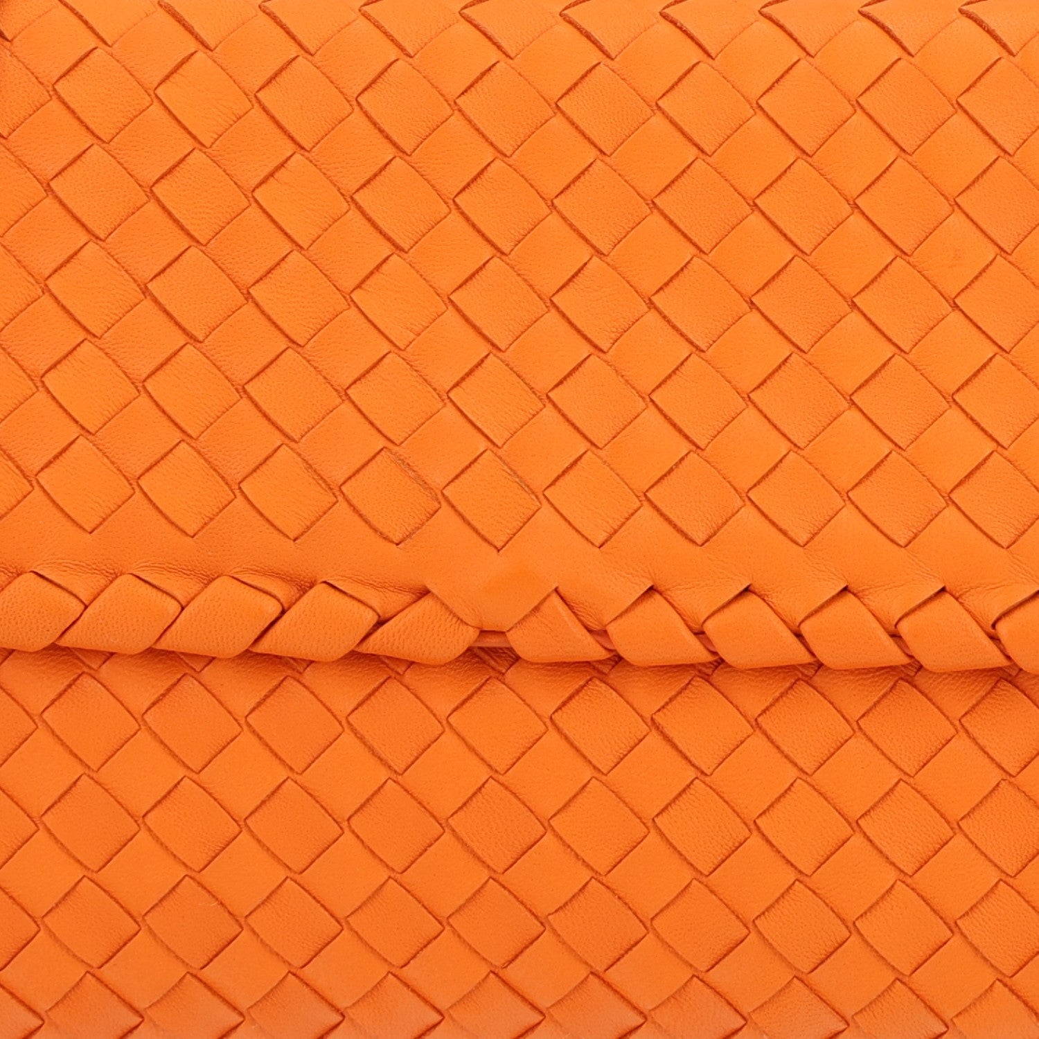 Bottega Veneta Nappa Intrecciato Baby Olimpia Shoulder Bag Orange 9 of 11