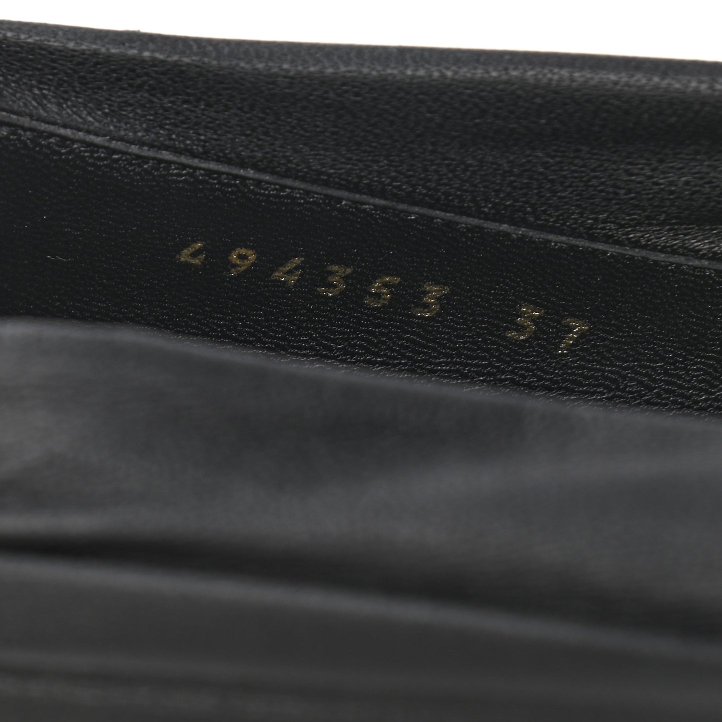 Jersey Crepe Drape Knife Pointed Pumps 37 Black