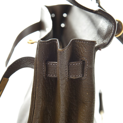 Hermes Chevre De Coromandel Kelly Retourne 32 Vert Bronze 17 of 50