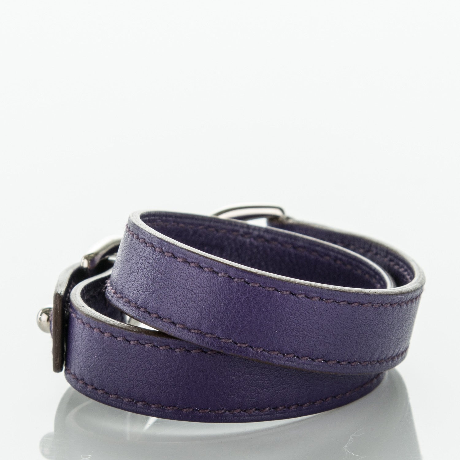 Hermes Swift Baby Pavane Double Tour Bracelet XS Iris 3 of 6